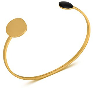 GOLDARMBAND MIRÓ JEWELRY | Entworfen von Joidart | Miró-Kollektion | 24 Karat vergoldetes Metall