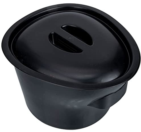 EdirFtra Pot de Chambre avec Couvercle, Bassin à Urine Spittoons, Pot de Chambre Unisexe Portable, Bassin à Urine, urinoir, Pot à Urine, urinoir de Chevet pour Adultes Enfants