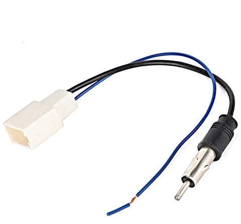 Adapter Wire, Radio Antenna Adapter Cable ABS Car CD Radio Antenna Adapter Female Cable with Amplifier Replacement for Crown