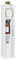 Relaxdays Support Papier Toilette, 2 Compartiments, H x L x P : 77x18,5x17,5 cm, Porte-Papier WC, Blanc - argenté