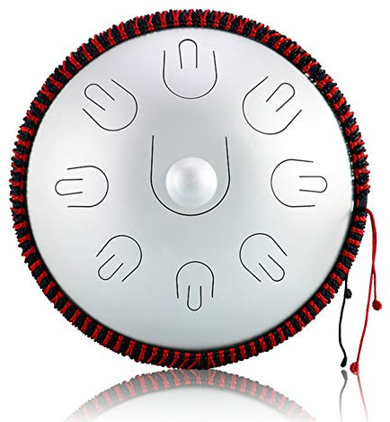 Stahlzungentrommel 14 Zoll 9 Noten Handtrommel Tank Drum Schlaginstrument Yoga Meditation Anfänger Hand Pan