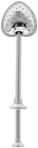 ARA CHOICE Heart Loose Tea Infuser Strainer Stainless Steel Metal Teaspoon Filter Diffusers Herbal Mesh Tea Infuser Spoons for Loose Tea Spoons Handle Tea Herb Filter Retractable Handle Leaf
