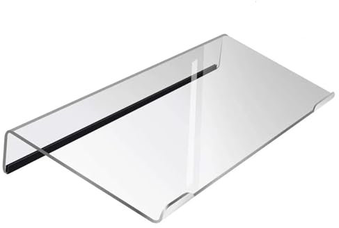 Rison du clavier, support de clavier à ordinateur incliné, collision de clavier pour ordinateur de bureau stand de clavier 17x5.7 pouce de clavier acrylique support de clavier ergonomique avec bande