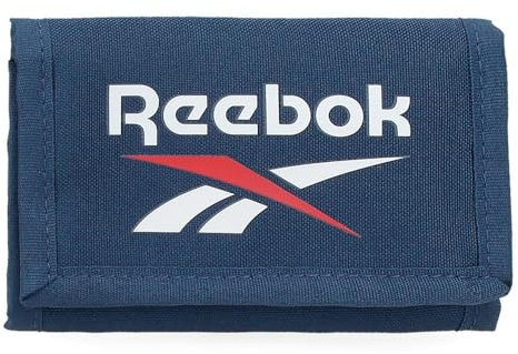 Reebok Ashland Geldbörse mit Geldbörse, Blau, 13 x 8 x 2,5 cm, Polyester von Joumma Bags, blau, Talla única, Geldbörse mit Geldbörse