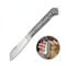 MLTUOYING Stainless steel portable pocket tool Camping Multitool Folding Cutter Accessories silver non locking EDC 2.56'' for camping hiking DIY Activities