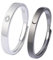 Crymystal Sonne und Mond Paar Ringe Set Einstellbare Ringe Schwarz Weiß Paar Ringe für Freundin und Freund Schmuck (Stil:A)