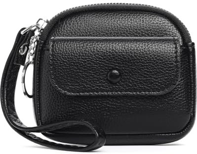 SENDEFN Porte Monnaie Femmes, Petit Portefeuille Femmes avec Compartiment à Monnaie, Porte-Monnaie à Fermeture Eclair, Petit Porte Feuille Femmes avec Protection RFID, Mini Porte Monnaie Femme