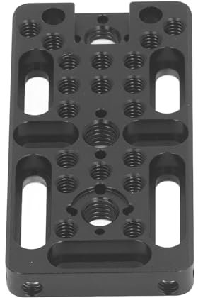 Camera Cheese Expansion Board, Camera Cheese Plate Quick Release Aviation Grade Aluminum Alloy Strong Load Bearing Locating Hole for Tripod for