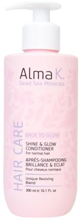 Alma K Shine and Glow - Hair Conditioner for Women - Moisturizing Conditioner with Cocoa Butter for Dry Hair - 300 ml