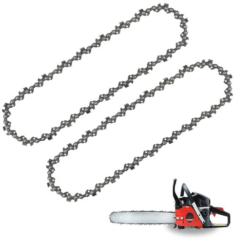 EPLZON 300 mm 3/8LP 1,3 mm 45 maillons Chaîne de tronçonneuse Faible Rebond Chaîne de tronçonneuse compatible avec Einhell, Bosch, Dolmar, Ryobi, Husqvarna et plus