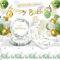 Geburtstagsdeko Partygeschirr Set, Geburtstag Party Geschirr, Eukalyptus Pappteller Kindergeburtstag, Happy Birthday Deko Partyzubehör Pappteller für Geburtstagsdeko Junge Mädchen Partys 16 Gäste