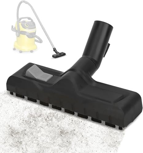 Vacuum Cleaner Nozzle Compatible with Kärcher WD5, WD6, Universal Replacement Floor Nozzle 35 mm Wet/Dry Nozzle Vacuum Cleaner Accessories Floor Nozzle for Kärcher