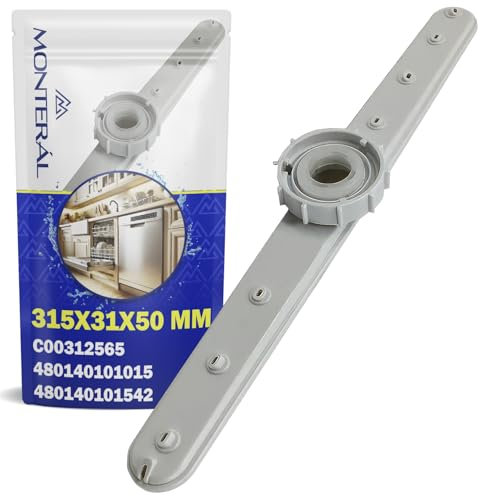 Upper Spray Arm for Dishwasher with the Original Code C00312565 C00313648 for Indesit 480140101015 480140101542 for Whirlpool - Warranty 10 Years – MONTERAL