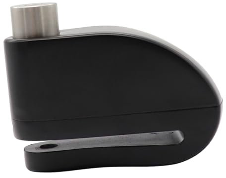 MUCKLILY candado para motocicleta Universal para motocicletas y scooters bloqueo de freno de disco para bloqueo de freno de disco para bicicleta Black