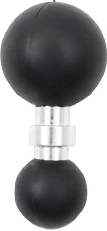 Gorise 1 To 17mm Ball Mount Adapter Arm Converter 25mm-17mm Motorcycle/Bike/Action Camera CNC Aluminum Alloy for RAM B Size and GPS Dual Socket