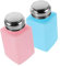 MERRYHAPY 2pcs Empty Solvent Pump Bottle Push down Static Bottle Refillable Alcohol Pump Static Refillable Dispenser Press down Solvent Dispenser