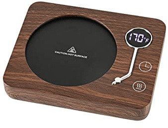 Sharplace Cup Heater Mug mat Electric Beverage Warmer for Ceramic Cups Desk Bedroom Stainless Steel Cups