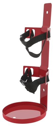 Hemobllo Supporto Estintore 13a 6kg in Ferro Superficie Lucidata, Facile da Installare, come Porta Estintore da Parete per Casa e Ufficio