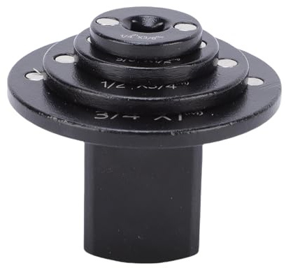 Odorkle Jeu de 4 Adaptateurs pour Douilles à Chocs – Profil Bas et Magnétique – Carrés 3/4 vers 1, 1/2 vers 3/, /2 vers /8, / vers /8 – En Acier Hascrome traité