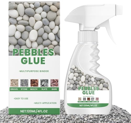 Gravel Glue for Garden Stones,Stone Glue Resin for Stones & Rock Glue for Gravel,Resin for Gra/vel & Gravel Hold Re/sin,Glue for Sto/nes in Garden & Patio,Gra/vel Re/sin Binder & Pebble Glue Outdoor