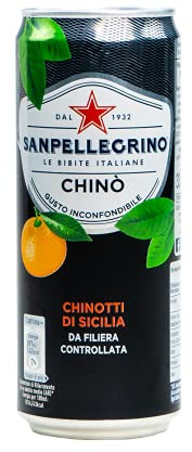 San Pellegrino Chinò Orangenlimonade, Erfrischend, Natürliche Aromen, 330 ml (24 Packung)
