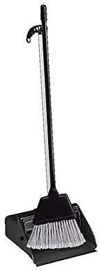 Ramon Hygiene HB25BK - Set di scopa e paletta, colore: Nero