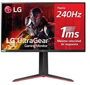 LG Ultragear 27GP750-B - Moniteur 27 Pouces, 240Hz, 1 ms, 1000:1, 400nit, DCI-P3 98%, 16:9, HDMI, DisplayPort, Black, Power Class F