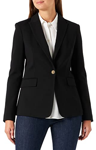 Pinko Signum 16 Giacca Punto Stoffa, Blazer Donna, Z99_Nero Limousine, 44