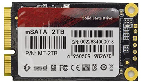 SIMPLETEK SSD mSATA 2TB SATA III Solid Status Notebook Laptop Gaming Zusammengebaut