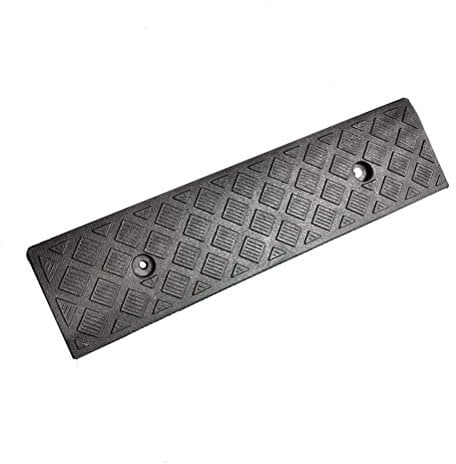 Bordsteinrampe, 50 * 13 * 3 Cm Rutschfeste Gummi-Kunststoff-Rampe, Auffahrrampe, Gehweg, Schwerlastschwellenrampe, Rollstuhlrampe für Wohnwagen, Motorräder, Rollstuhlfahrzeuge, Roller(Wie gezeigt)