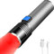 YZYOE Recargable led luz roja, mini bolsillo linterna roja, 3 modos zoomable observación nocturna astronomía.