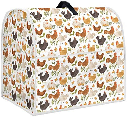TOADDMOS Chicken Print Stand Mixer Cover,Kitchen Mixer Cover Compatible with 6-8 Quart,Kitchen Aid Covers for Stand Mixer Assecories