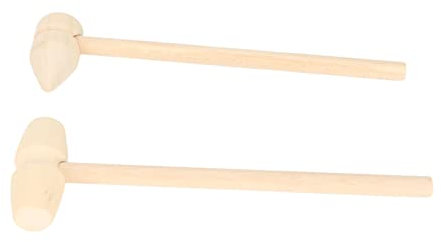 80Pcs Mini Wooden Hammers,Small Wooden Mallet, Mini Wooden Hammer for Chocolate Heart Mold,Small Wooden Mallet for Chocolate