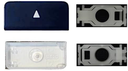 Replacement UP (Down) Arrow Keycap Key Scissor Clip Hinge Compatible with MacBook Pro/Air Model A2681 A2941 A2779 A2780 A2991 A2992 A2918 M2 M3 Pro/Max 2022-2023 UP (Down) Arrow Keycap(Dark Blue)