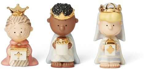 Lenox 895923 Peanuts Christmas Pageant 3 Kings Figuren