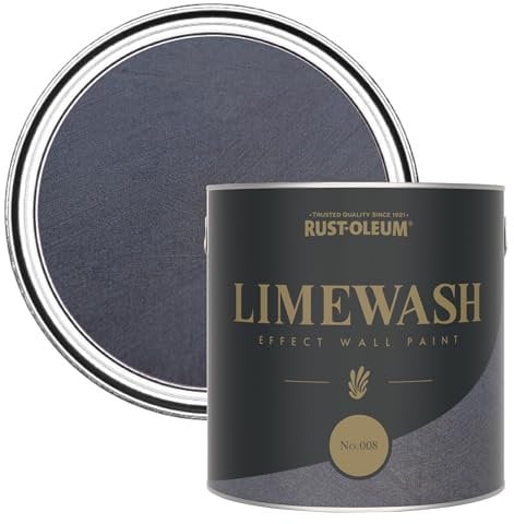 Rust-Oleum Blue Limewash Effect Wall Paint - No.008 2.5L