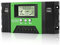 WEINUOER MPPT 30A Regulador de carga solar 12V/24V Regulador de carga automático con sensor de temperatura y pantalla LCD 4 puertos USB para paneles solares Baterías de plomo/litio