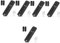 OSALADI 5pcs Blink Doorbell Backplate Sturdy and Sleek Video Doorbell Mount Easy Installation for Repair and Replacement