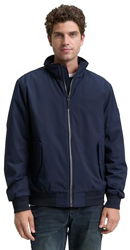 TOM TAILOR Herren 1046978 Blouson Jacke mit Stehkragen