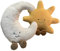 Fivetwofive Niedliches Plüschtier mit Mond und Sonne, Cartoon-Wetter, Plüschtier, Kinder-Schlafzimmer-Dekoration, Sofakissen