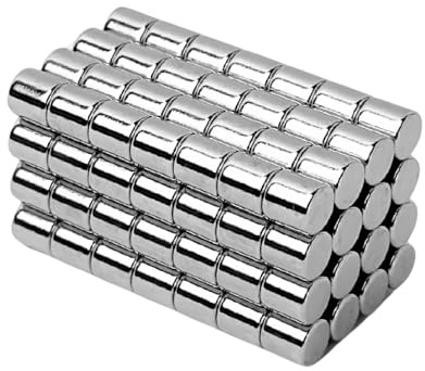 Strong Magnets Neodym Magnet - Rund 5 x 5 mm - 500 Stück - Extra stark, hält bis 800g - Für Magnettafel, Kühlschrank, Whiteboard, Pinnwand, Büro