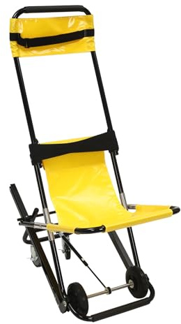Silla de escaleras, 180 kg, aleación de aluminio, plegable, evacuación de emergencia, 4 ruedas, 350,53 kg (A1)
