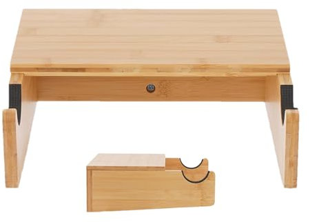 Gvblkq Garage Bike Rack Wall Mount, Indoor Bike Storage, Wood Organizer Wooden Heavy Duty Hanger for Organization, Space Saving Workshop, Indoor Home Display Storage, Easy to Install, 28x26.5x9.3cm