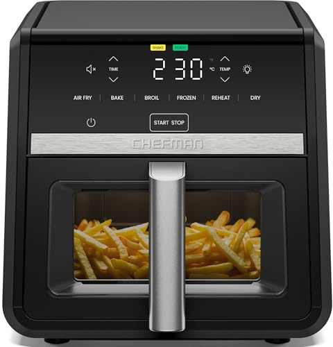 Chefman Friggitrice ad Aria TurboFry 8,5L, 6-in-1, 230°C, Cestello XL