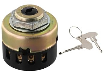 Auto-Druckknopfschalter Zündschlossschalter für Landmaschinen, passend für Deutz, für Ursus, für Lanz-Traktoren, mit Schlüssel 0342201010