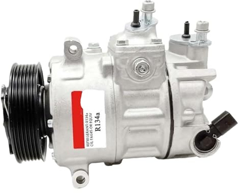 Compresseur Clim Pour Vw Pour Touran Pour Sagitar Pour Passat Pour Jetta Pour Golf 1K0820859F 1K0820859M 1K0820859S PXE16 Compresseur Climatisation Automobile