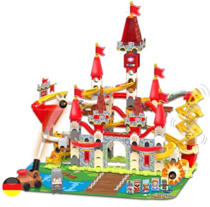 VTech Marble Rush Adventure Castle – Kugelbahn mit Lift, 171 Teile