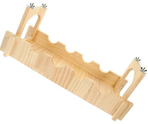 CVUTOVO Hamsterbrücke mit Versteckfunktion Leichte Nagerbrücke für Kleine Haustiere zum Einzigartiges Design für Chinchillas und Andere Kleintiere