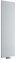 Milano Riso White Vertical Single Flat Panel Radiator - 1800mm x 500mm