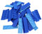50 Pack Plastic Window & Glazing Packers, Spacers 5mm Thicknesses for Versatile Use, Ideal for Dry Lining, Cladding, Flooring, Glazing, Levelling Glass and Frame Fixing (Blue)